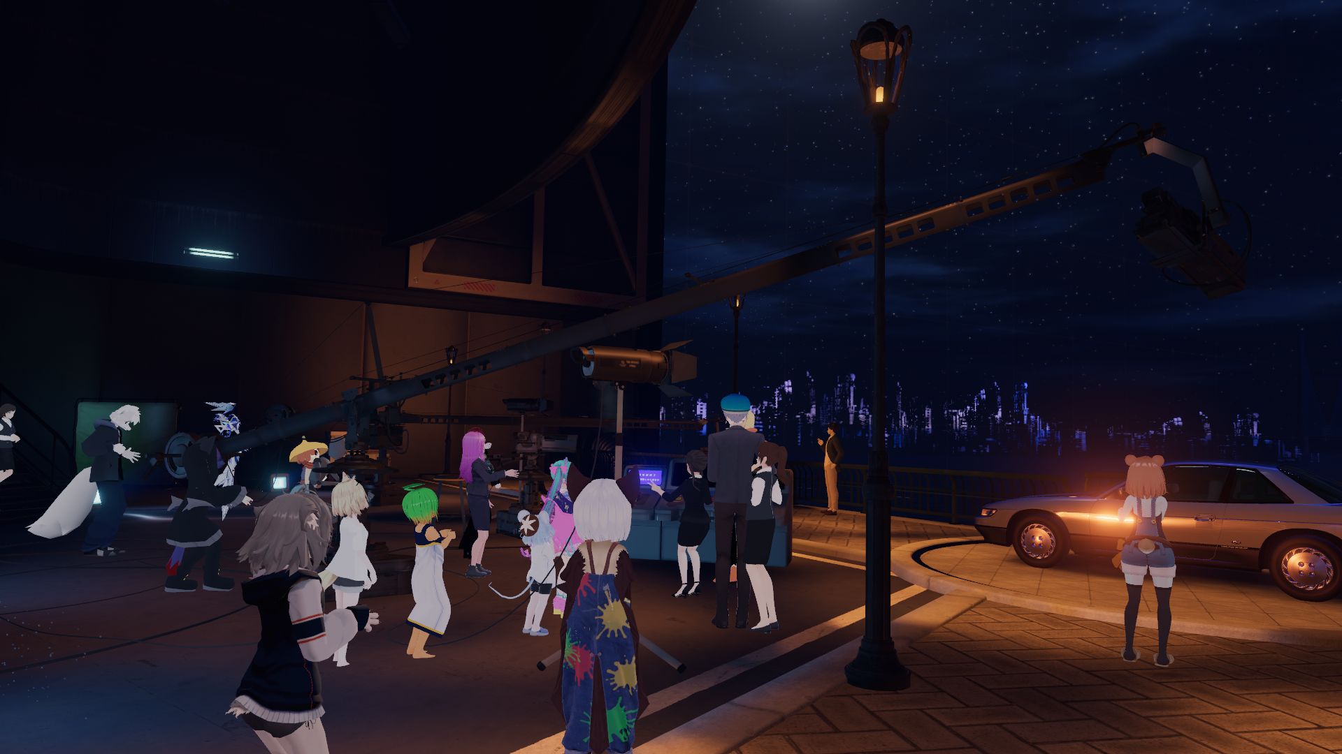 リアルに表現されているスタジオは、メタバースの中でも、さらに別世界のような体験でした