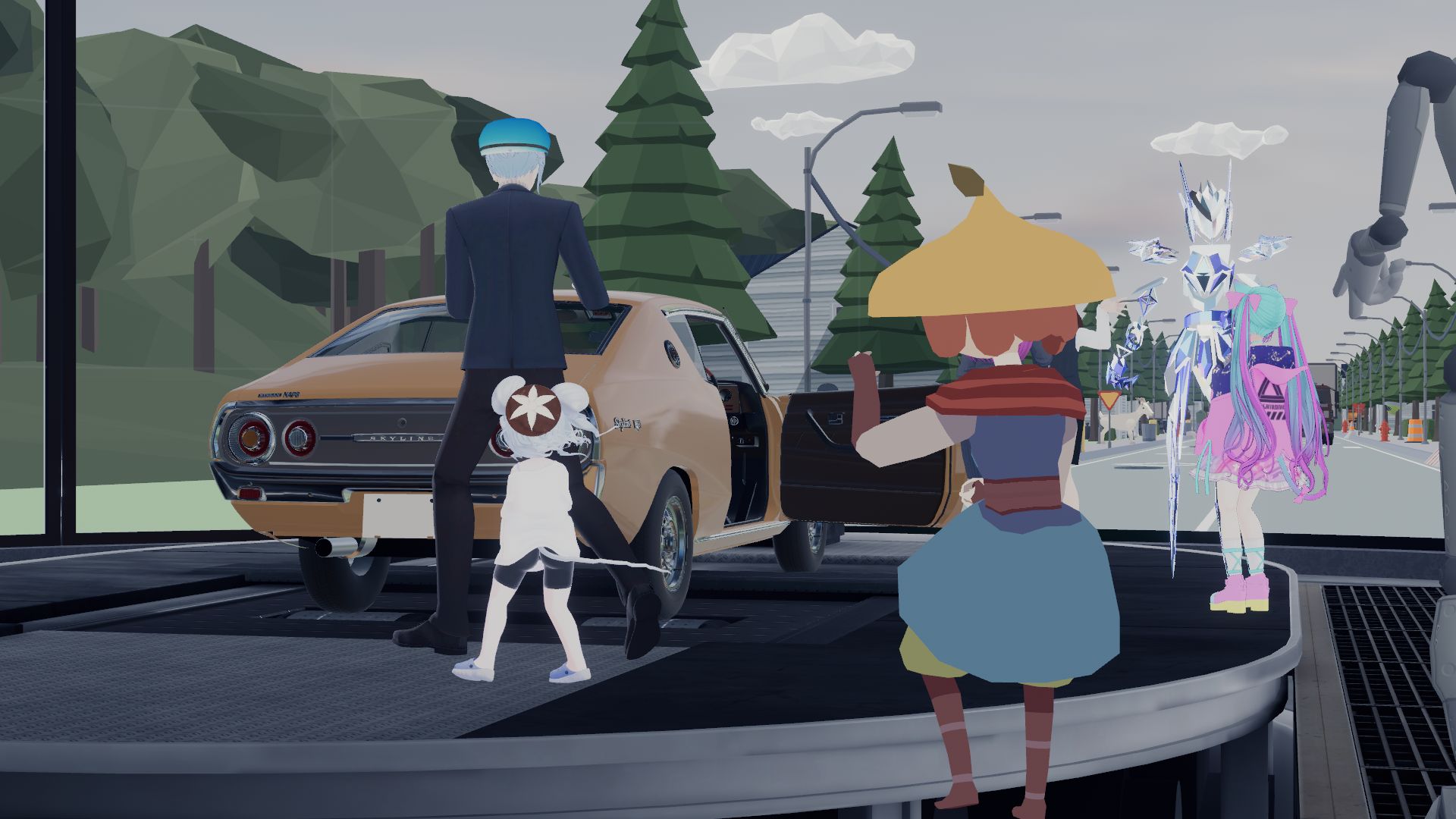 メタバースの世界で活躍するインフルエンサーを呼んでワールド体験をアピール