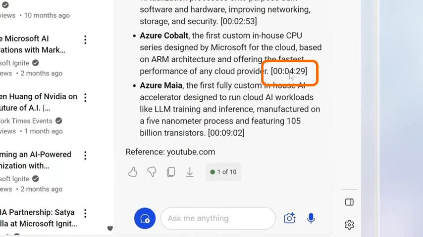 動画の内容を分析して、要約とその再生箇所を教えてくれる「ビデオハイライト」