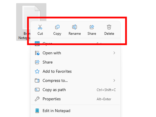 「CommandBarFlyout」でプライマリコマンドの項目にテキストラベルを表示
