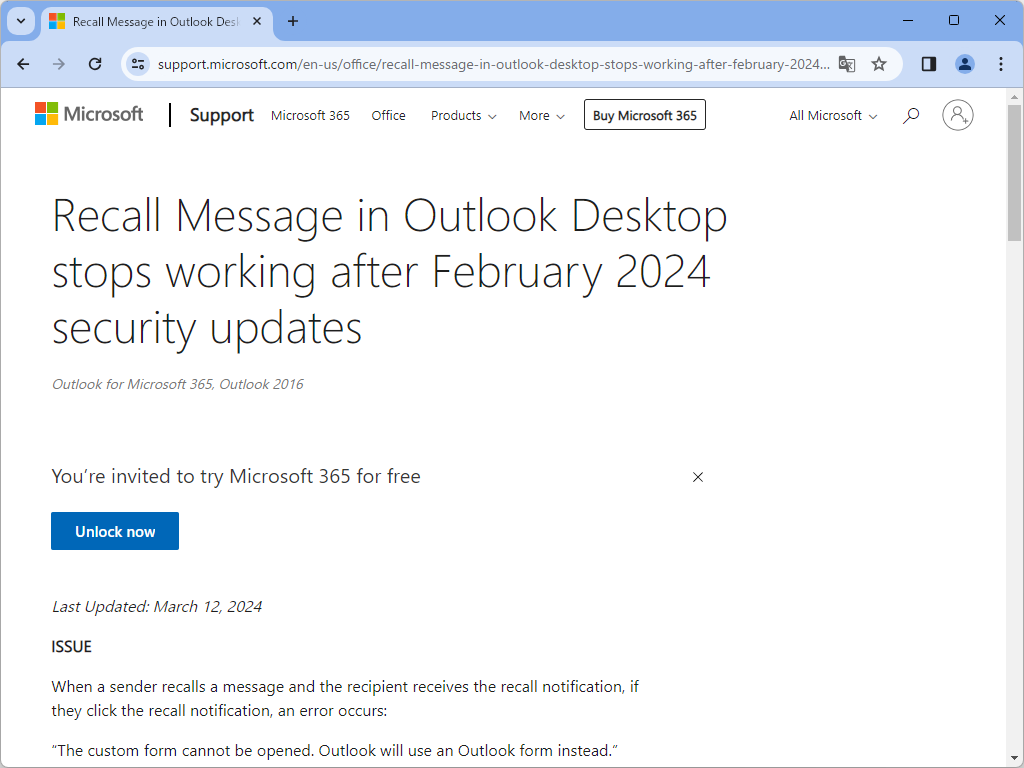 同社のサポートページ