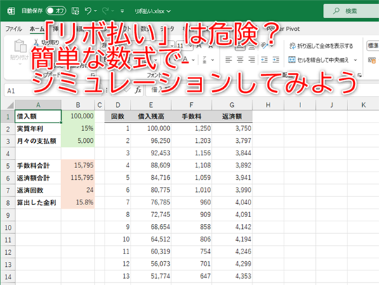支払金額は想像以上になります。