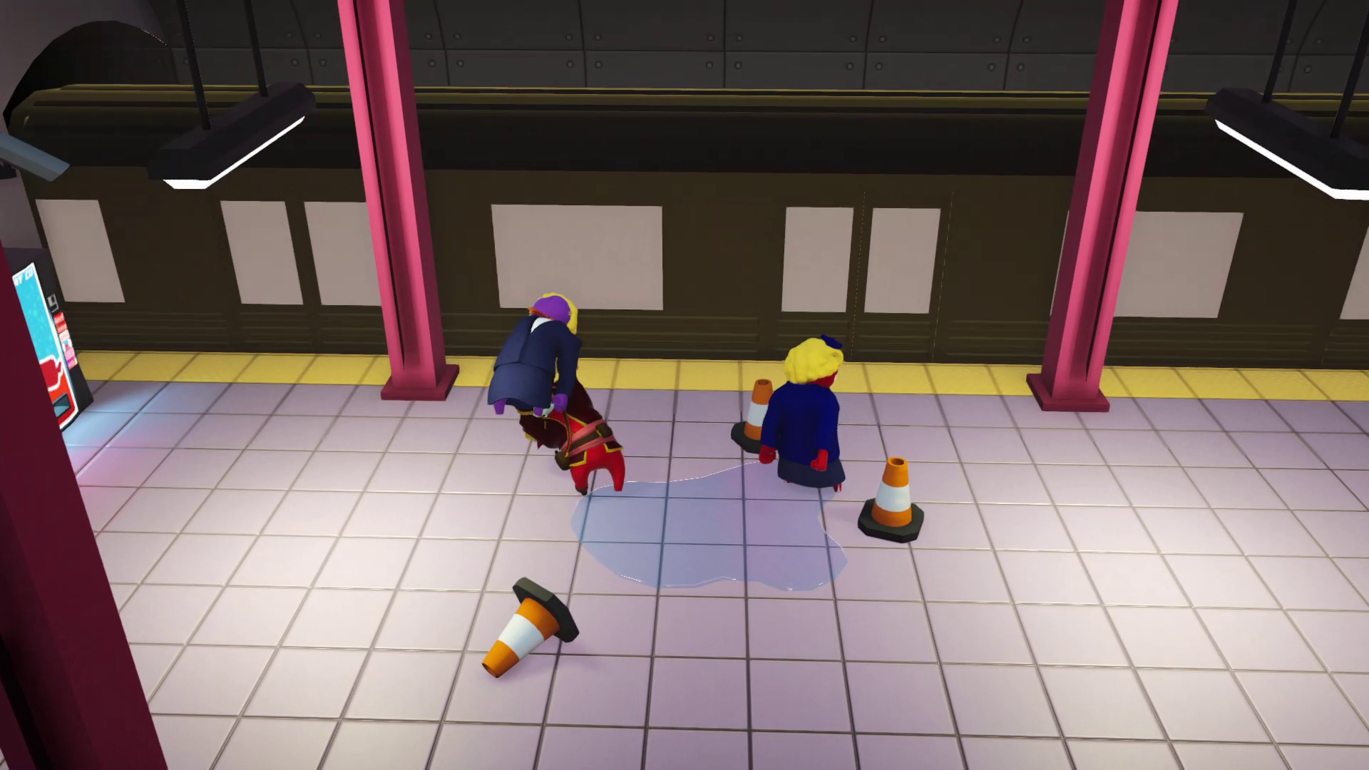 相手を線路に落として電車に轢かせるのは全年齢対象でいいのだろうか……という一抹の不安もあるが、そんなハチャメチャ具合は面白い