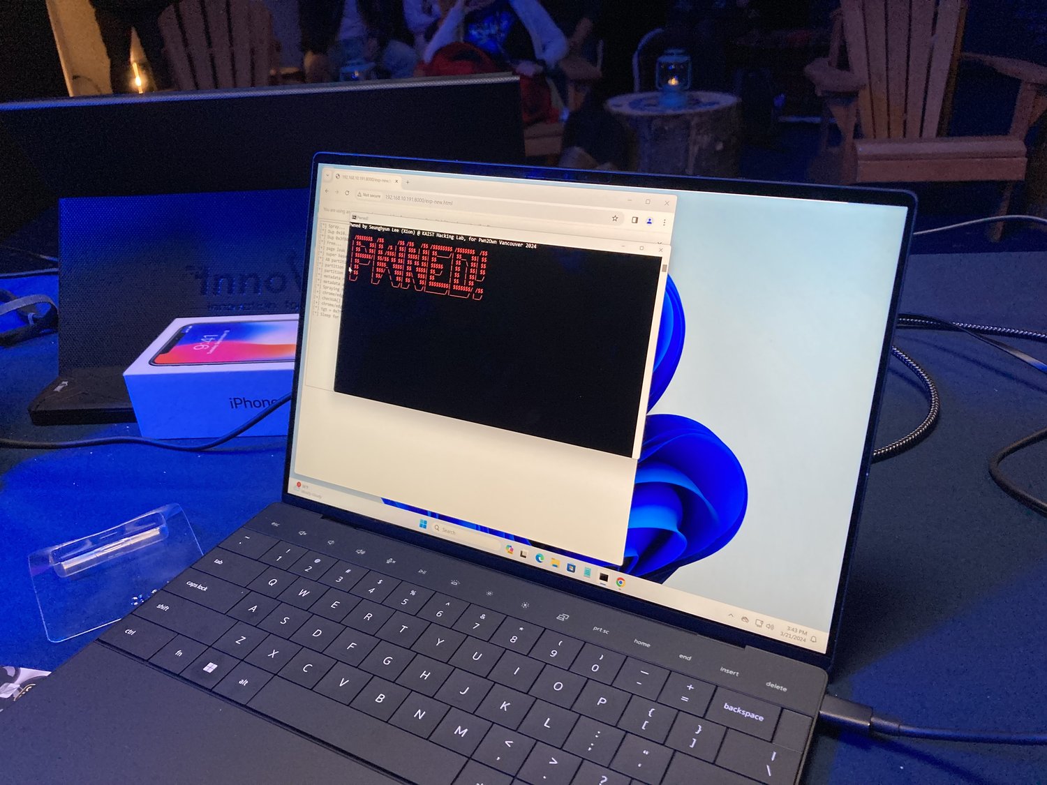 先日開催されたハッキングコンテスト「Pwn2Own Vancouver 2024」で実際に用いられた