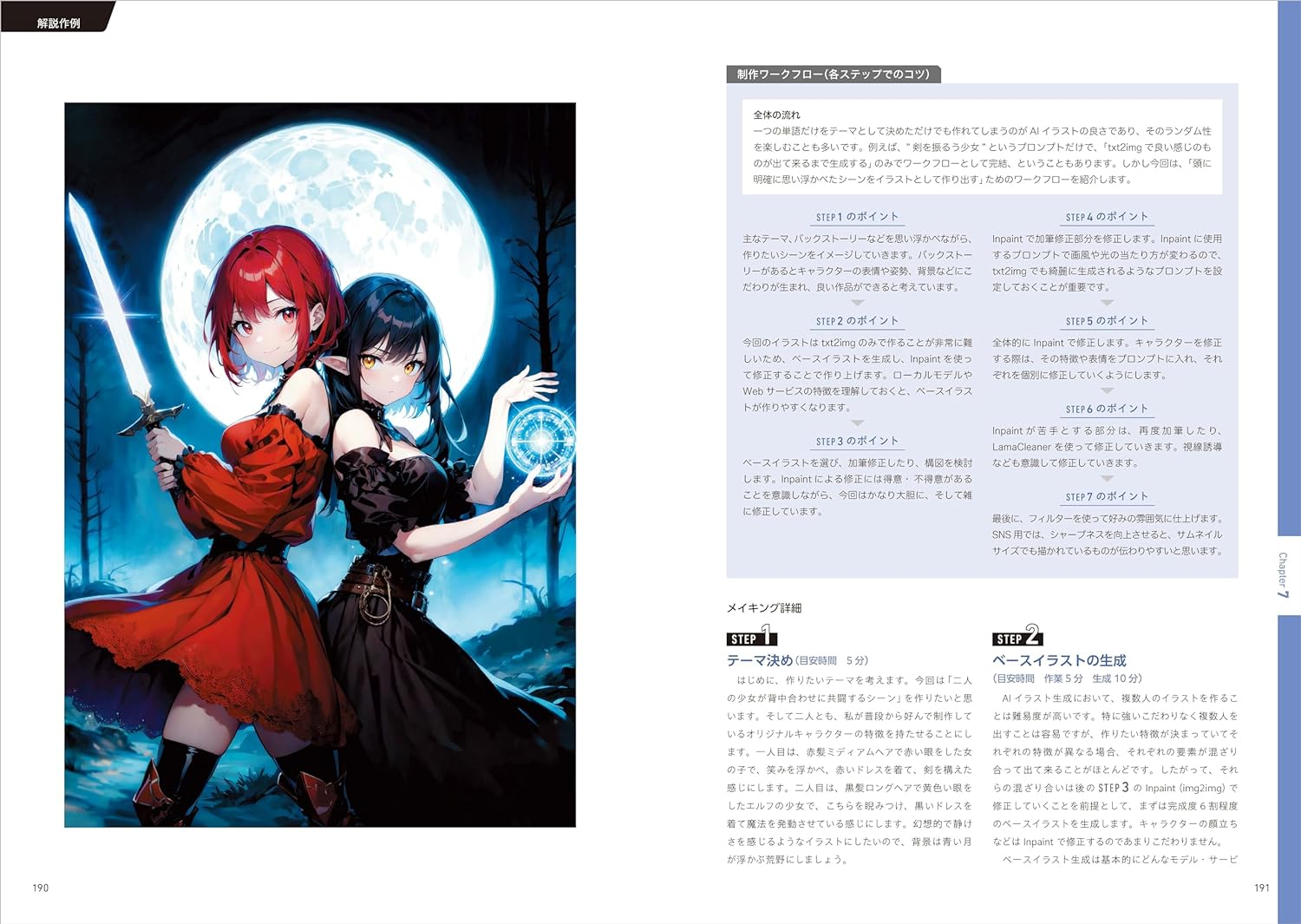 作例の制作方法を解説