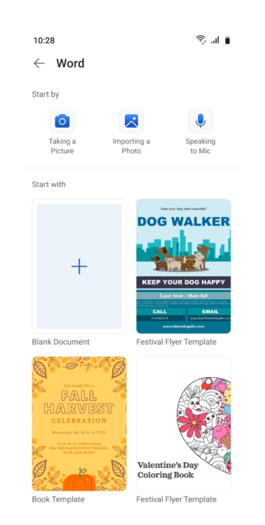 「Word」、「Excel」、「PowerPoint」用のテンプレートから「Microsoft Designer」を使ってデザインをすばやく作成可能