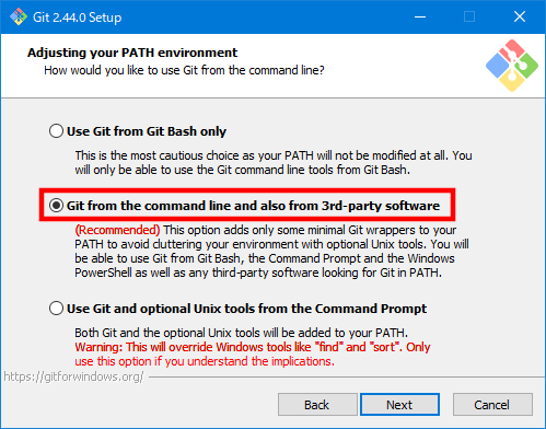 一番重要なこのオプションのみ確認すれば後は［Next］をクリックでもOK