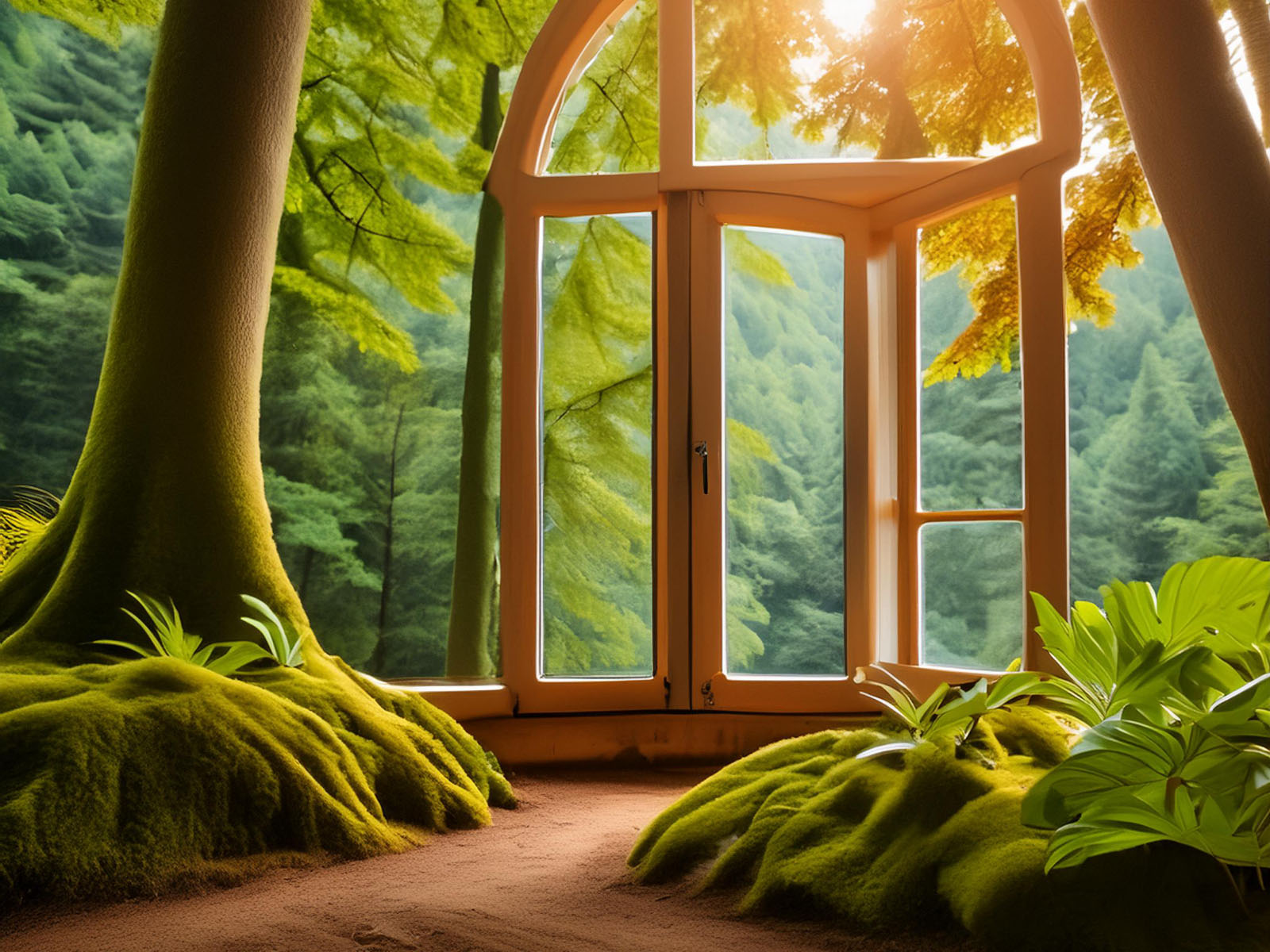 「窓の杜」と入力して生成した画像の例