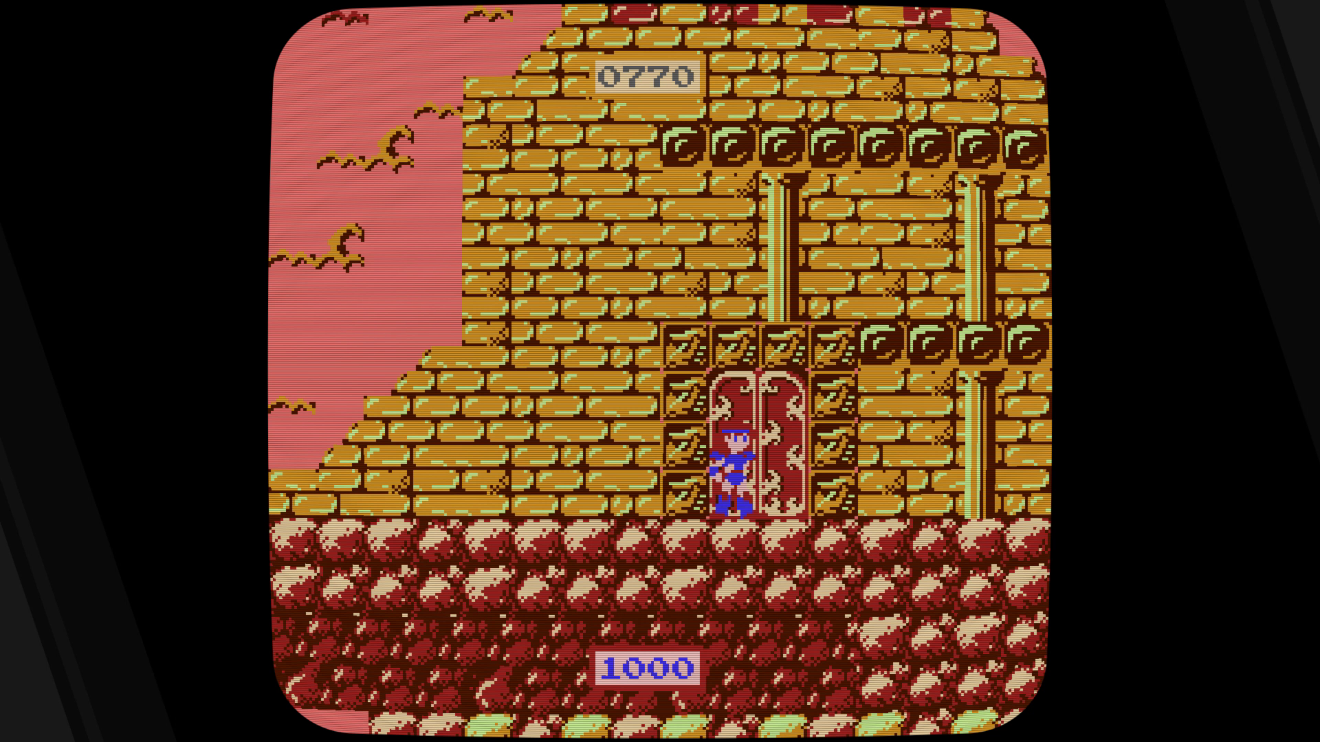 ボスを撃破後、扉をくぐれば次のステージに進める