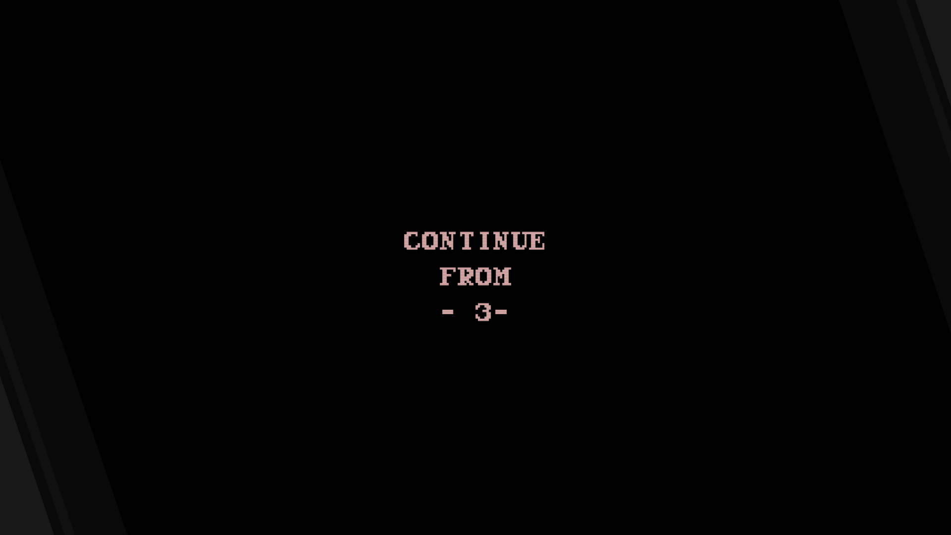 コンティニューしてステージセレクトが可能