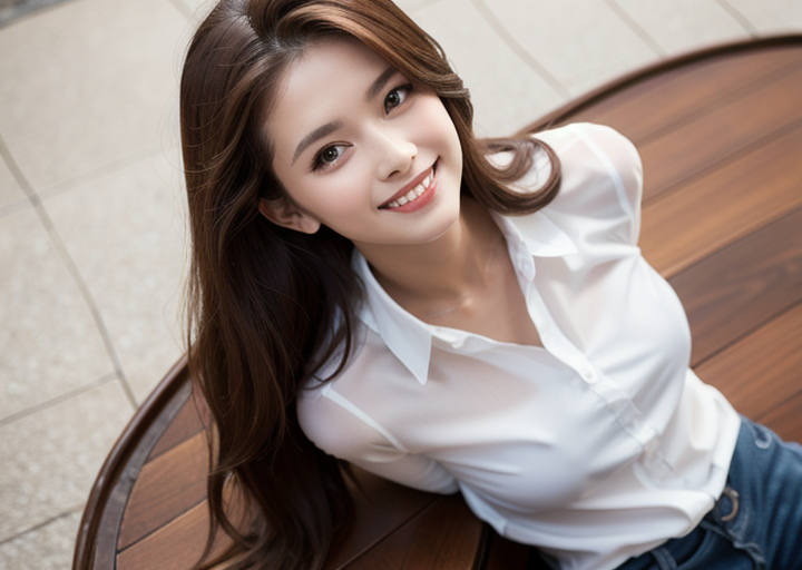 from above（上から撮影）