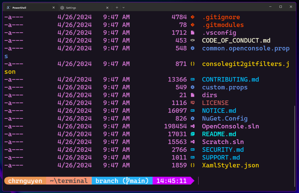 アプリやWebサービスのグリフもたっぷり詰まった「Cascadia Code NF」と「Cascadia Mono NF」
