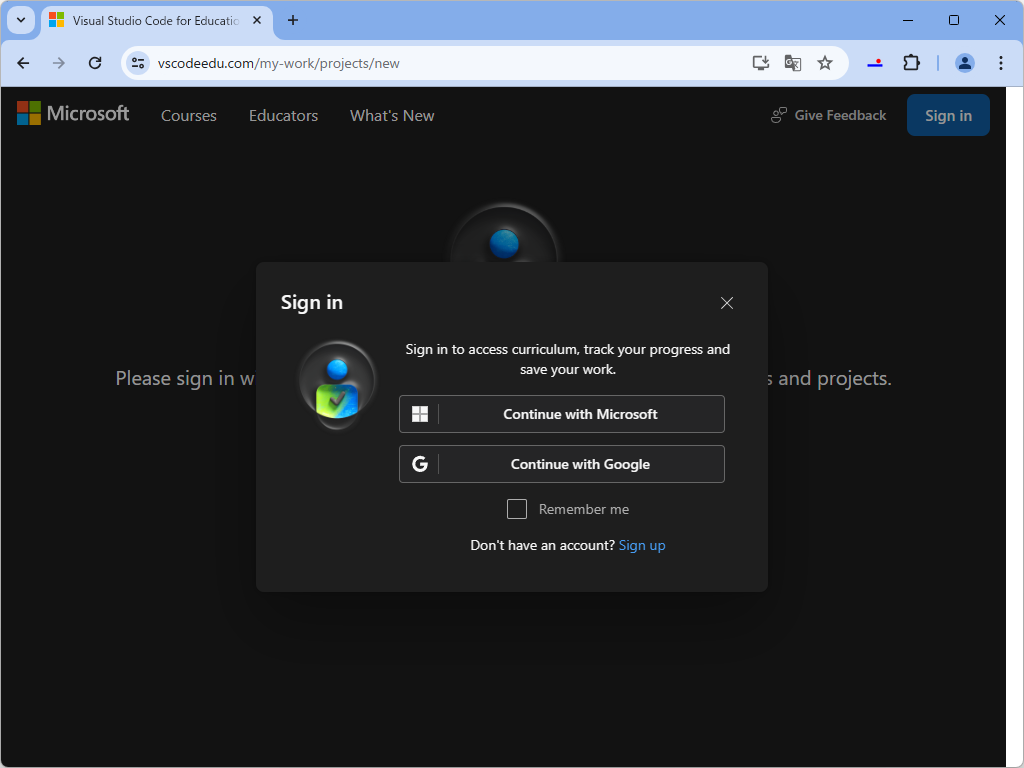 利用の際はアカウントの作成が必要。「Microsoft アカウント」や「Google アカウント」があれば、それで利用できる