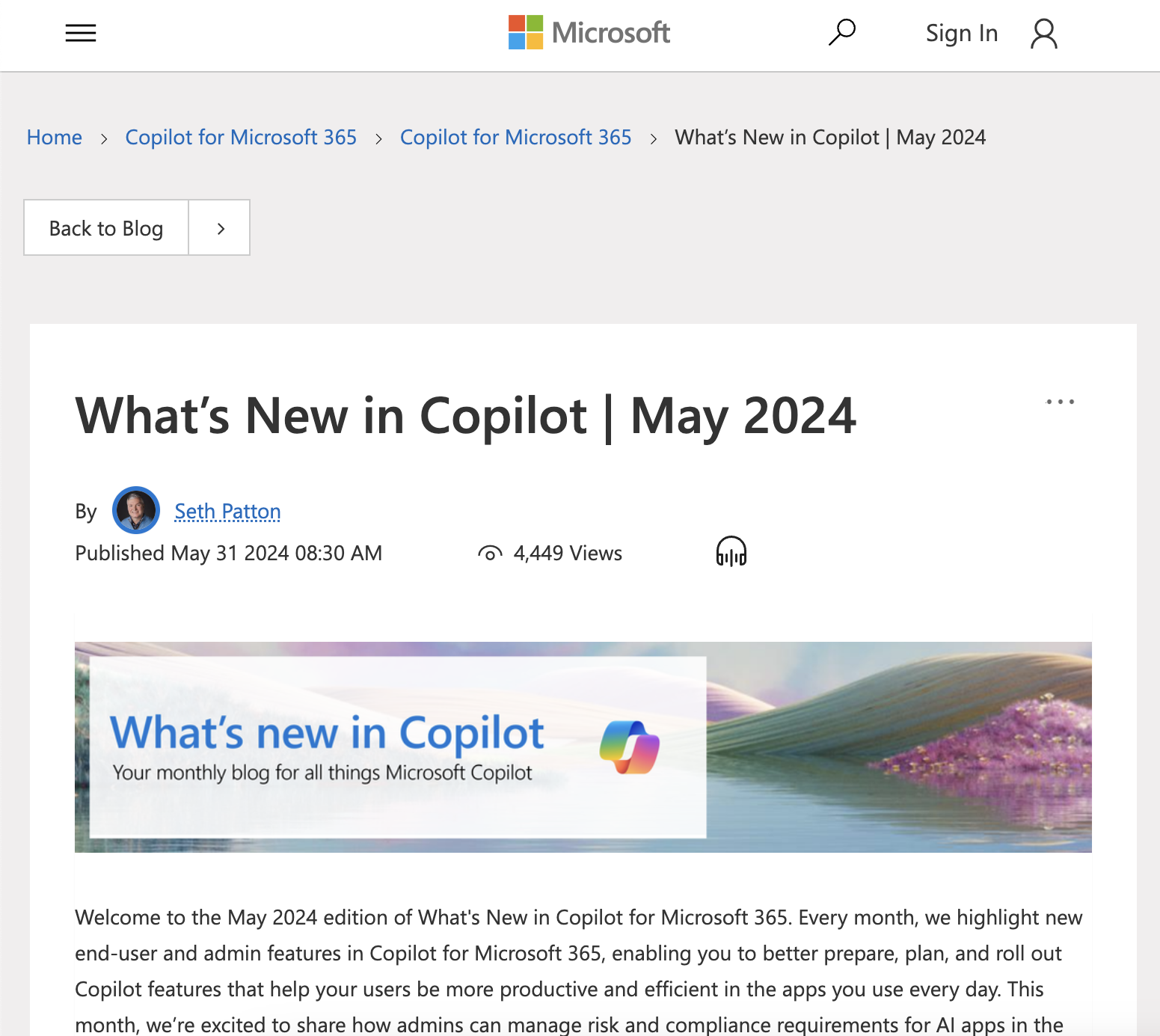 「Microsoft Copilot」2024年5月アップデートまとめが公開