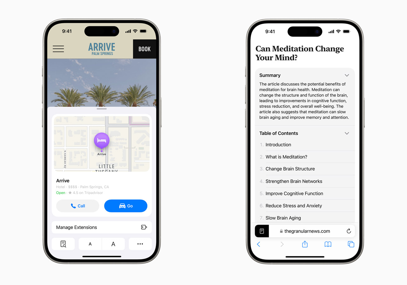 機械学習を活用した「ハイライト」機能。「リーダー」機能も再設計