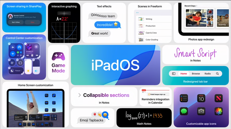 Apple、「iPadOS 18」を発表
