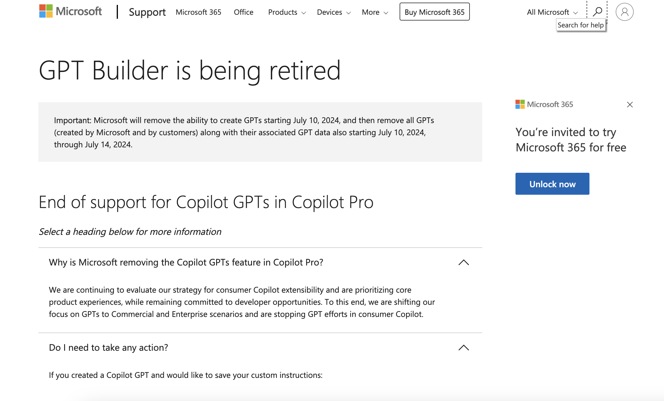 自分専用GPTが作れる「Copilot GPT Builder」が廃止に