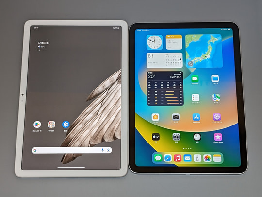 Google VS Apple！ 5～7万円で買える10型クラスのスタンダードな 