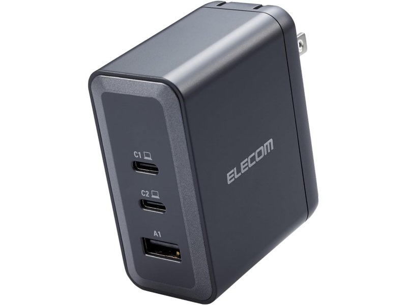 エレコム USB PD 充電器 100W EC-AC65100BK
