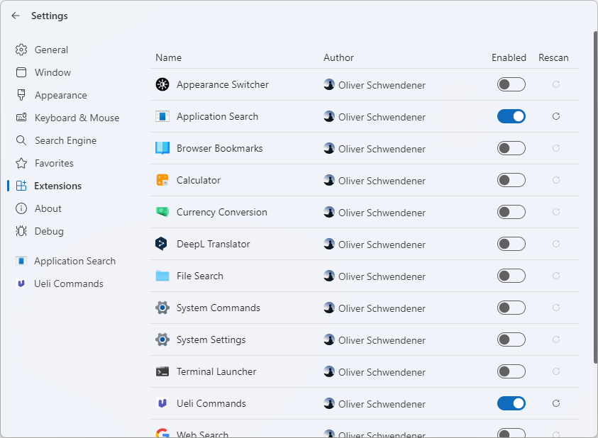 拡張機能の仕組みも搭載