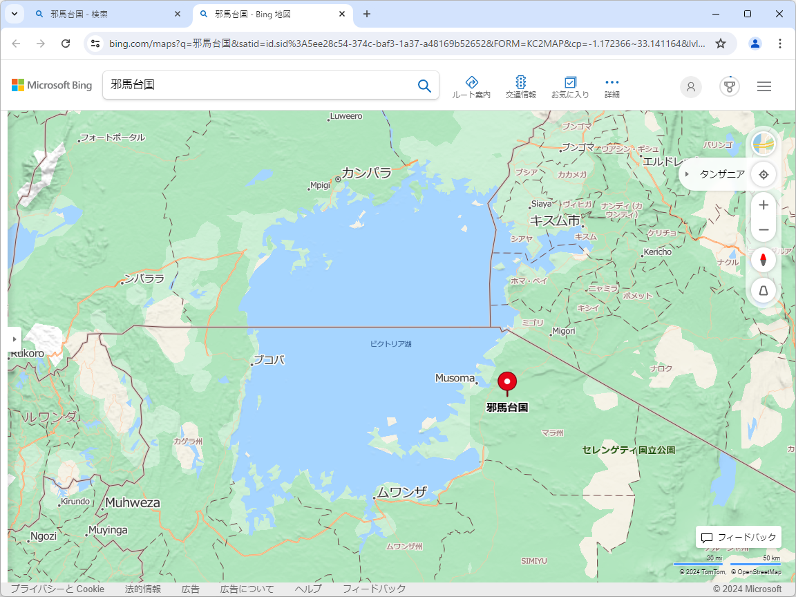 ビクトリア湖の東岸、タンザニアのマラ州というところらしい