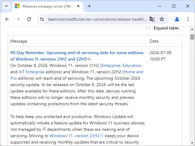 同社の注意喚起