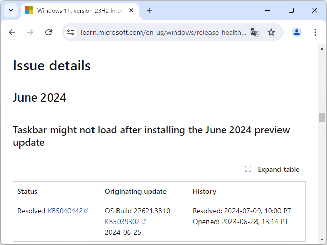 同社のアナウンス