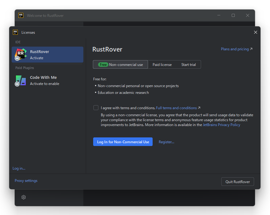 非商用での個人利用、オープンソースプロジェクトでの利用、教育・アカデミック研究の利用であれば無償