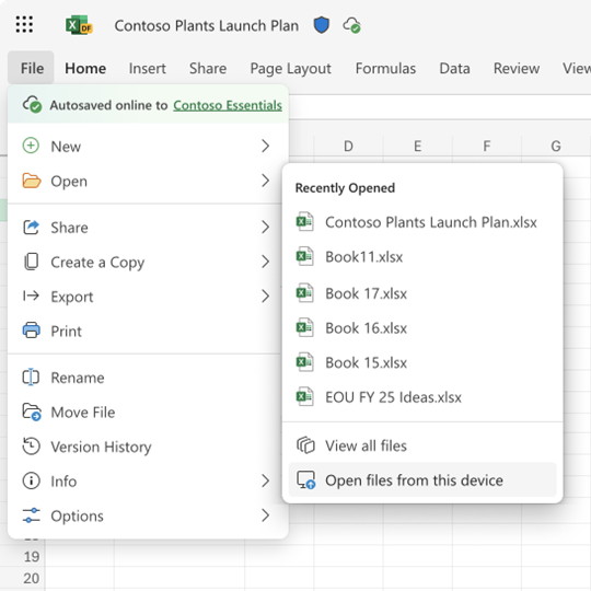 ［ファイル］メニューにローカルファイルを開くためのコマンドを追加