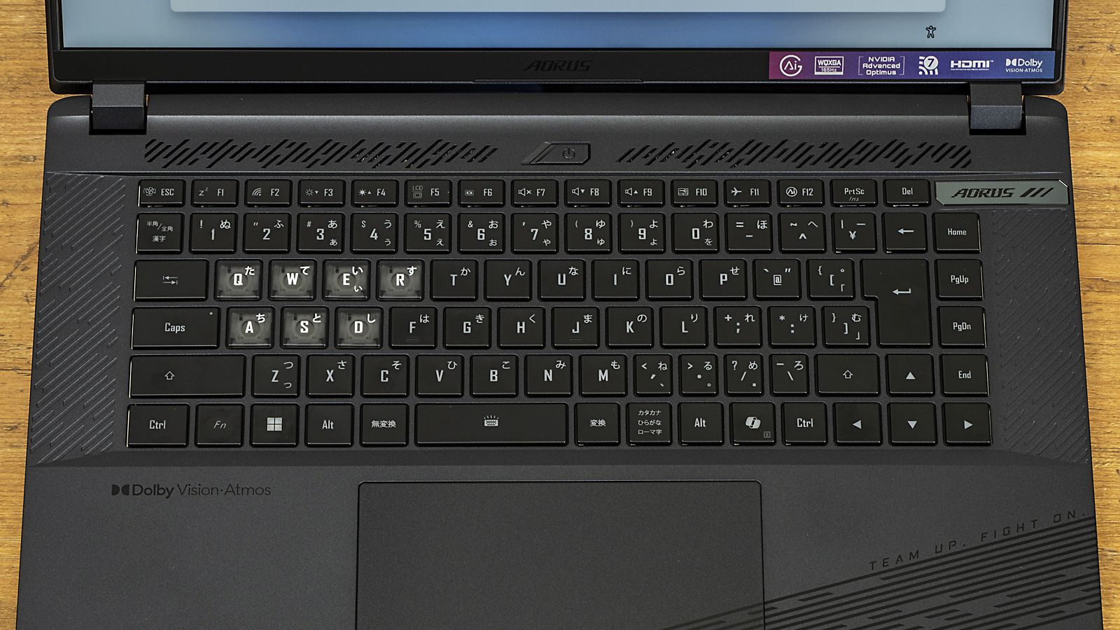 LEDバックライトオフの状態