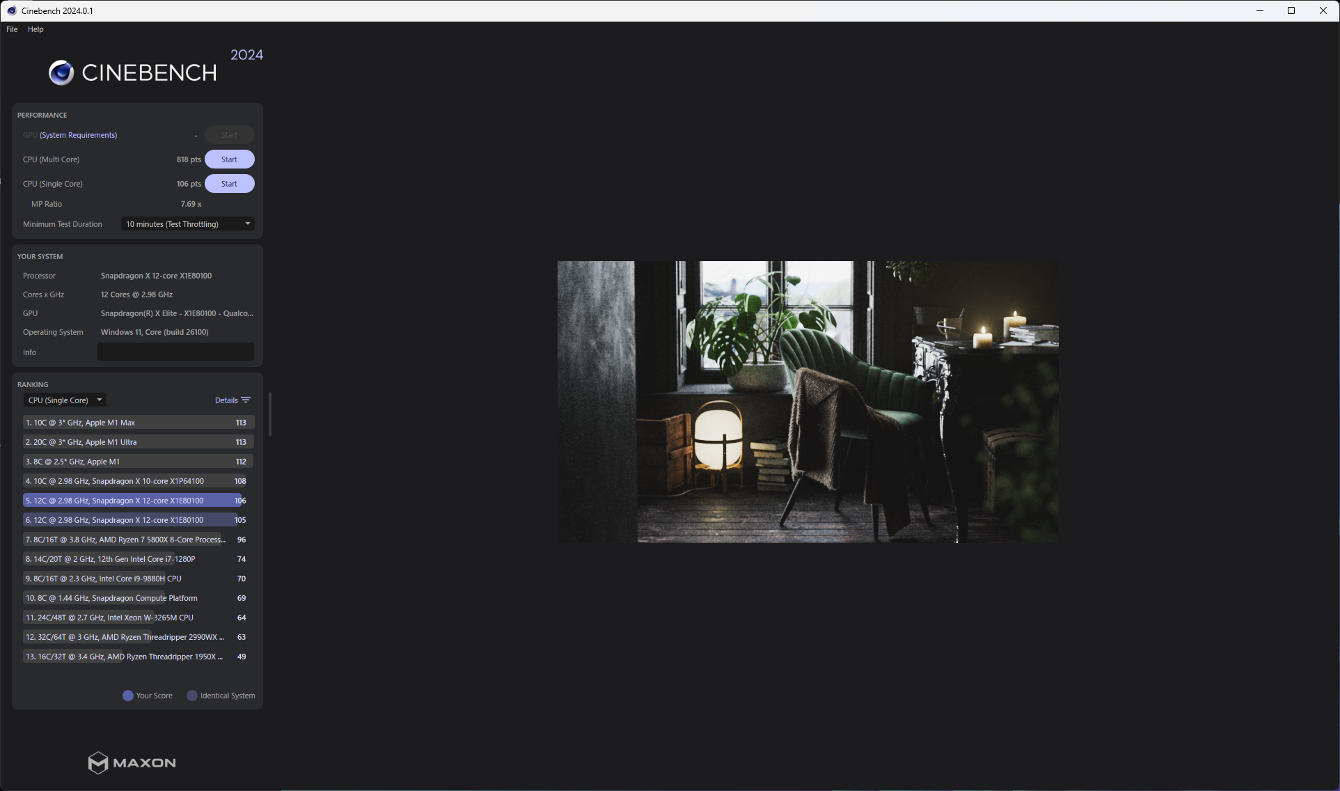 「Surface Pro（第11世代）」ではMP Ratioが7.69と高い