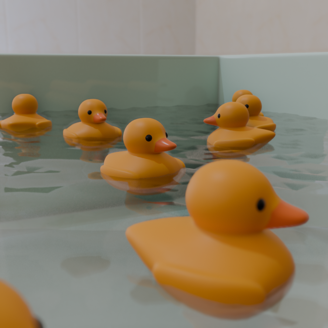 EEVEE-NEXT（現EEVEE）でのレンダリング例。アニメーションのみならず、このような製品使用例をすばやく形にするのに適しているのかもしれない