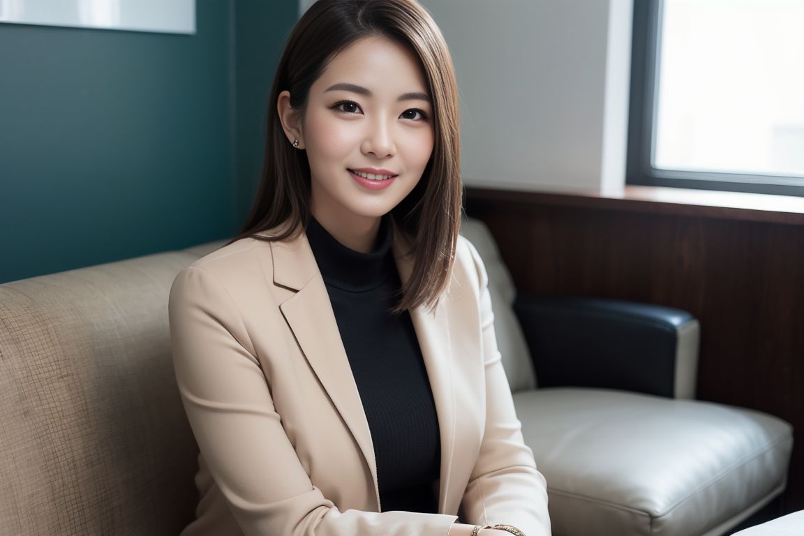 前回の記事で「画像生成ガチャ」を紹介したが、冒頭のお姉さんもそのようにして生成したもの。上記は別パターンだが、とにかく沢山の画像から「ベスト」を選べるのは楽しい