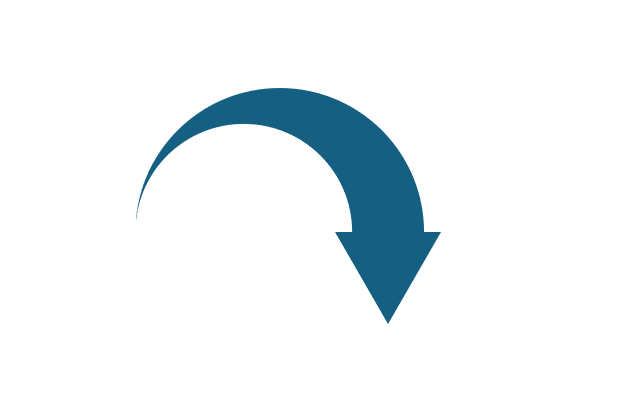 ［二等辺三角形］と組み合わせて矢印にする