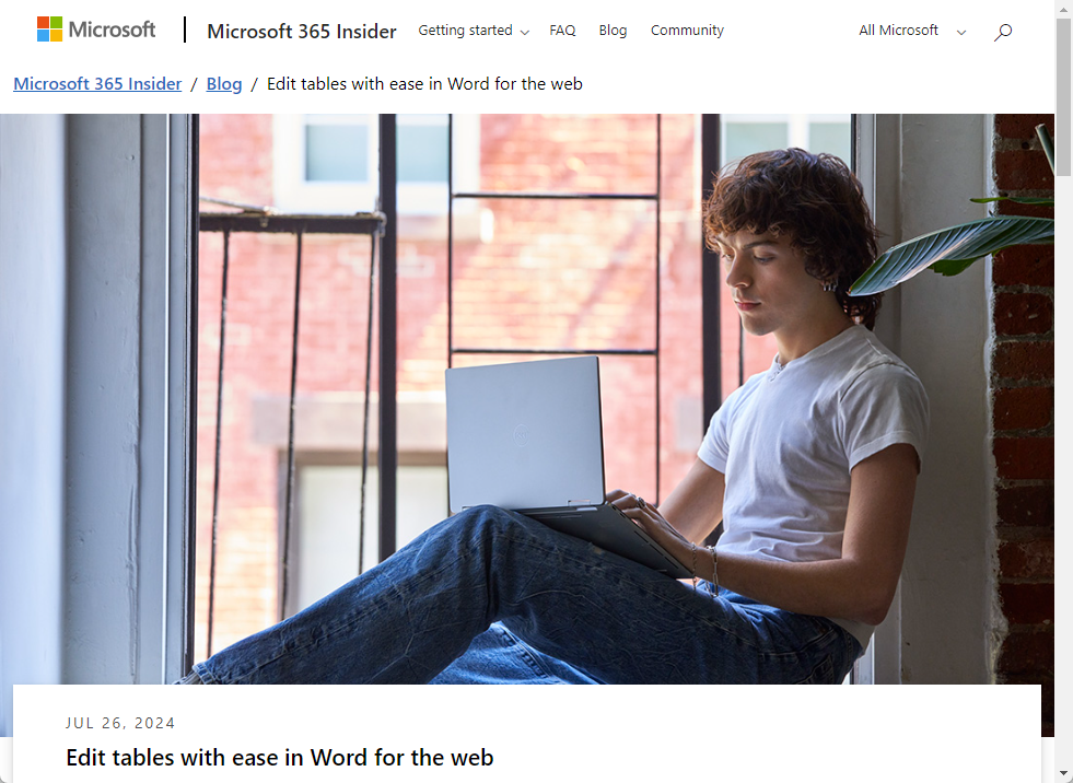 Web版「Word」のややこしい表編集が改善