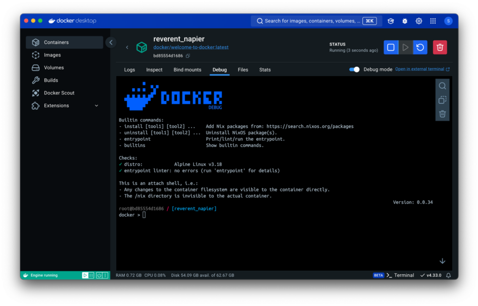 「Docker Desktop 4.33」が公開 ～Docker Debug、Docker Build checksが正式機能に