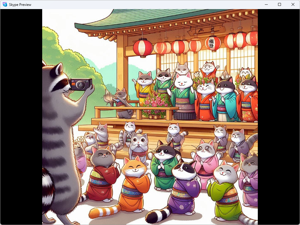 できあがった画像をクリックすると拡大表示