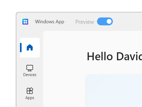 「Windows 365」アプリを利用している場合は、プレビュー機能のトグルスイッチをONにすることで簡単に「Windows App」へ移行できる