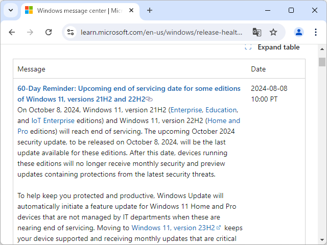 同社の注意喚起