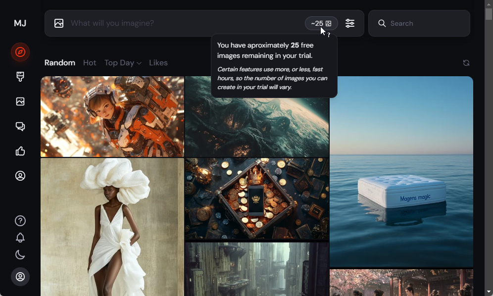「Midjourney」の無料試用が復活