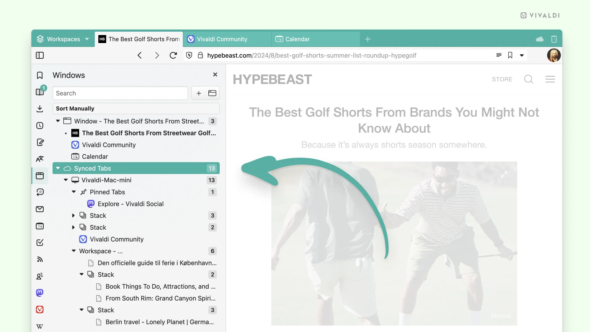 どのデバイスでどのタブを開いているのかがツリービューでわかりやすく表現されるように
