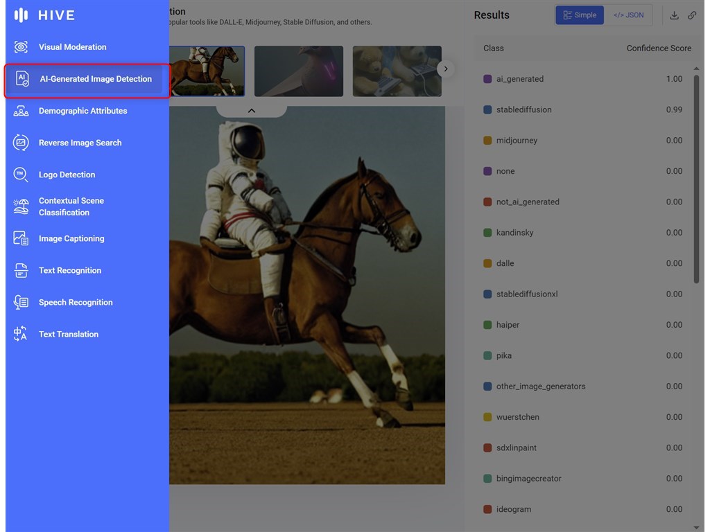 動画のシーン分類やテキストの翻訳などのツールも利用可能