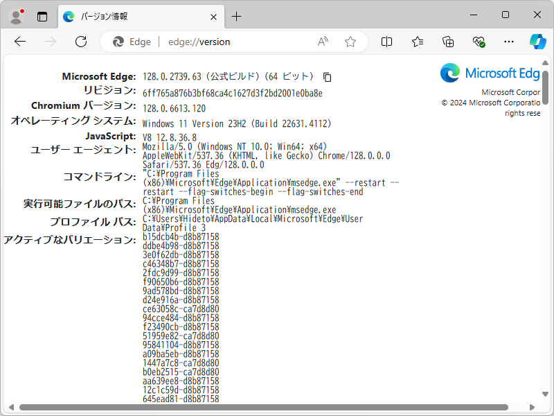 「Chromium」がv128.0.6613.120に