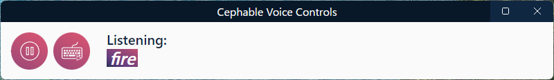 発音がテキスト化されて表示される。あらかじめ設定したキーワードと同じ言葉が入力されると、背景が入った白抜き文字になる