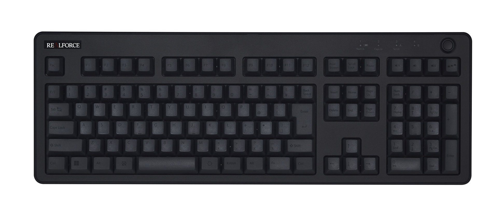 REALFORCE R3キーボード「かなレス」モデル（フルサイズ、ブラック、型番：R3HA61）
