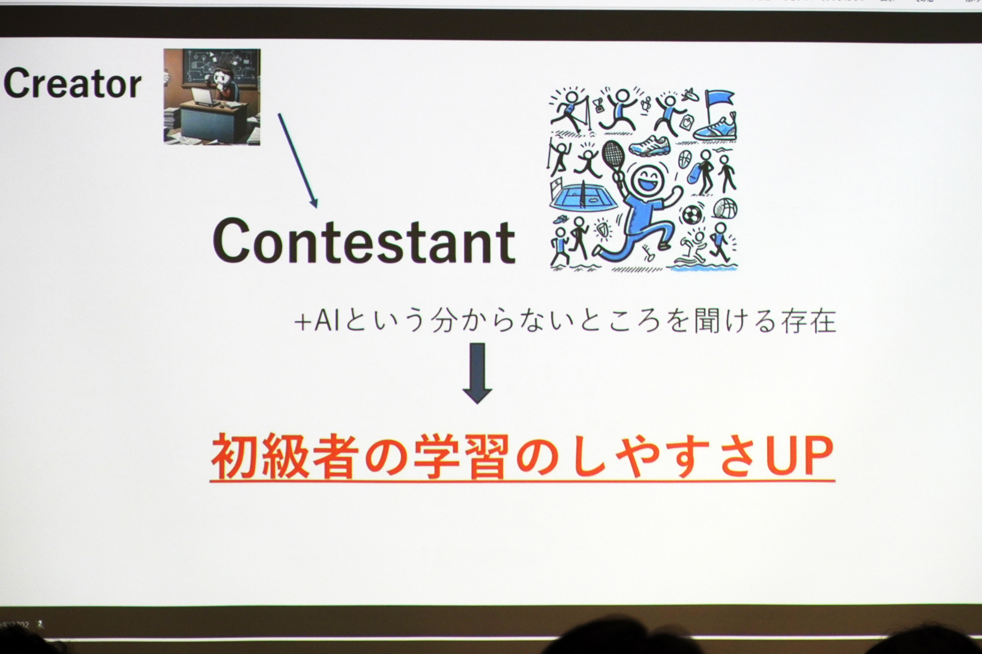 CreatorレートとContestantレートによって、モチベーションを維持することを狙う