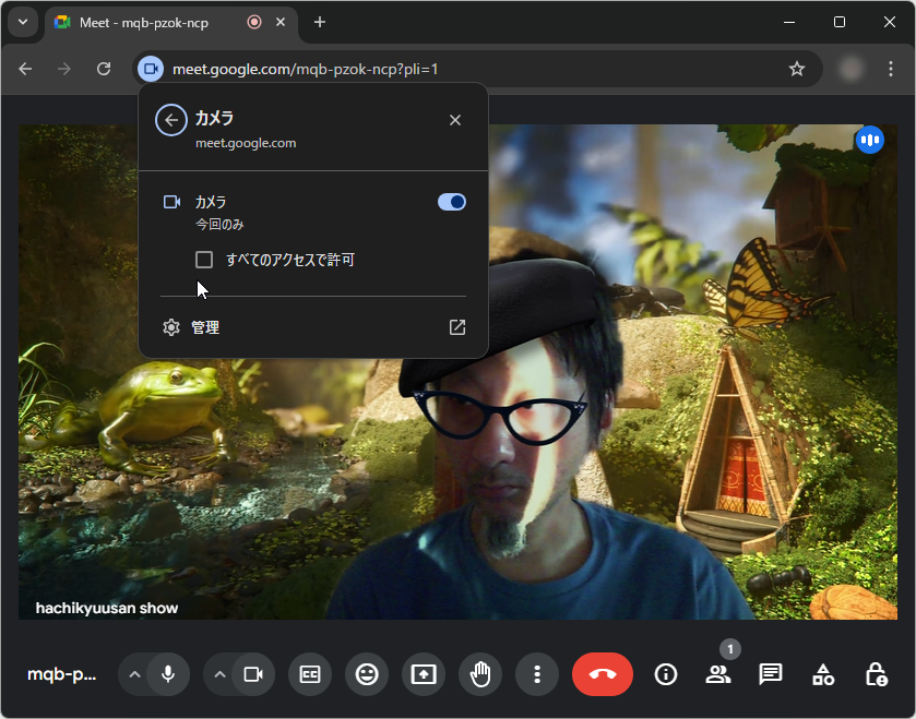 Webサイトに与えるアクセス権限を1回のみに限ることが可能