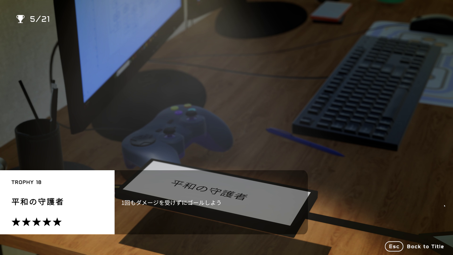 ヘビーな実績要素もある