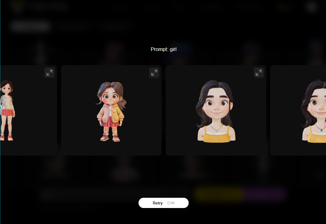 girl＋［Enter］キー（Create相当）を実行してしまった例。しかも同じ物が2つあるし、罠すぎません？