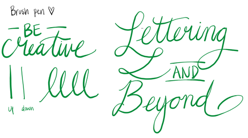 ストロークの向きに応じて太さが変わる筆ペンツール